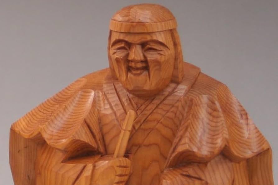 一位一刀彫　高砂（一位の木台付き） 一位一刀彫 高砂（一位の木台付き） - メルカリ