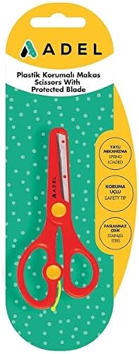 Adel Plastic Carded School Scissor