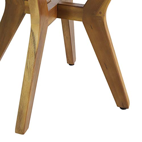 Christopher Knight Home Oprah Outdoor Side Table, Teak And Light Gray #TOP5