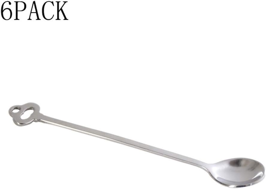 Tablespoons Coffee Scoop Measuring Spoon Twist Spoons stainless steel tablespoon Espresso Spoons dessert spoon ice cream spoon children's small spoon yogurt soup spoon Serving Spoon (Color : C, Size