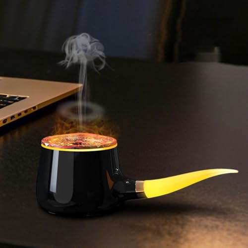 Difusor aromático eléctrico Haofy con anillos de humo y LED miniatura 6