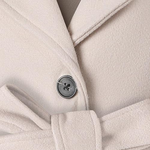 Girls Trench Coat Long Windbreaker Jacket Single Breasted Notched Collar Winter Warm Overcoat with Pockets 2-6 Years3