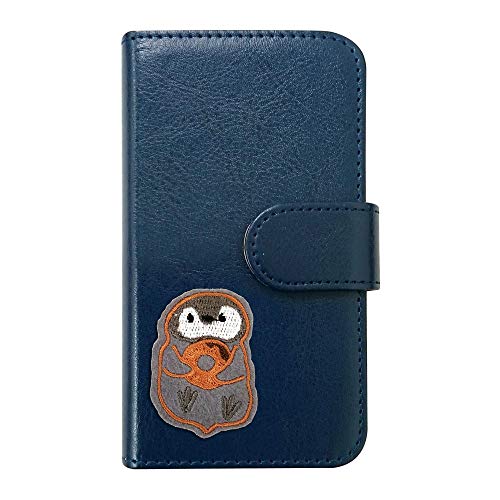 【moimoikka】 iPhone17 Pro Max アイフォン17プロマックス 対応 ケース 手帳型 子ペンギン 動物 キャラクター かわいい ぺんぎん アニマル (ネイビー) ダイアリータイプ 横開き カード収納 フリップ カバー スマートフォン
