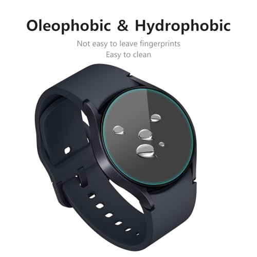 Image of 4youquality Military-Grade Gorilla Tempered Glass for Samsung Galaxy Watch 4 /5 / 6 /7 / 8 / Watch FE (40mm Model) | 9H Hardness | HD Clear | Scratch Resistant | Pack of 2
