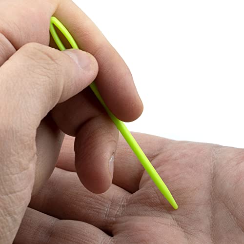 Image of 300 Pieces Plastic Sewing Needles 3.5 Inch 9CM Length Large Eye Blunt Sewing Needles Craft Learning Needles Safety Lacing Needles Plastic Yarn Needles for Kids Hand Sewing Knitting Crochet Darning