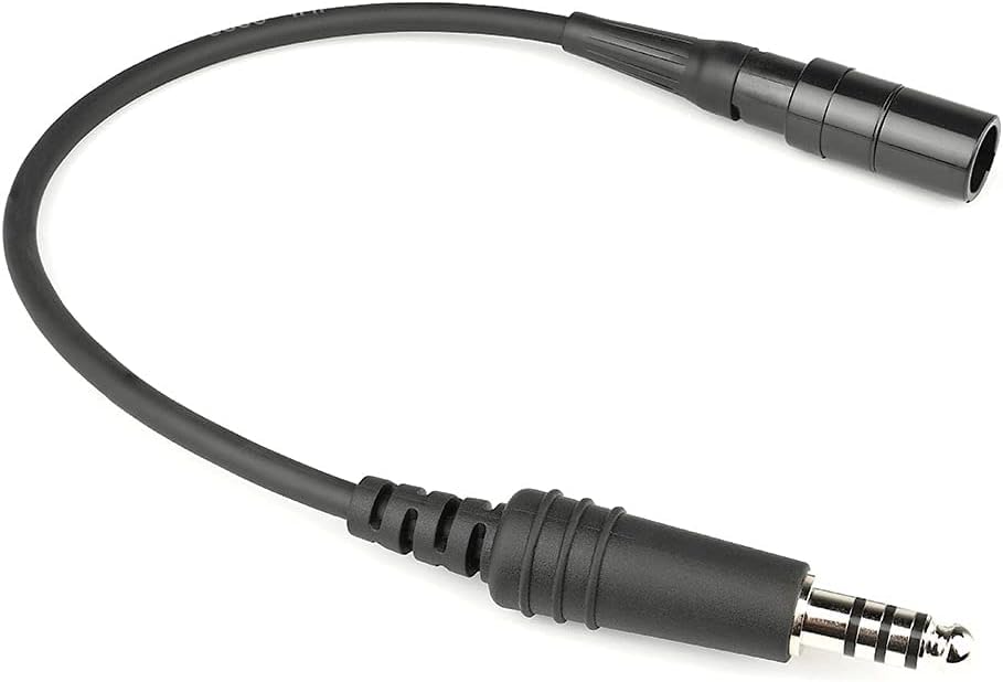 Spina LEMO di 6 Pin al cavo dell'adattatore dell'elicottero, auricolare pilota di aviazione