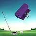 Aymzbd Golf Towel Golf Club Towel Water Absorption with Carabiner Wiping Cloth for Golf Lovers Microfiber Golf Ball Cleaner Towel, Purple