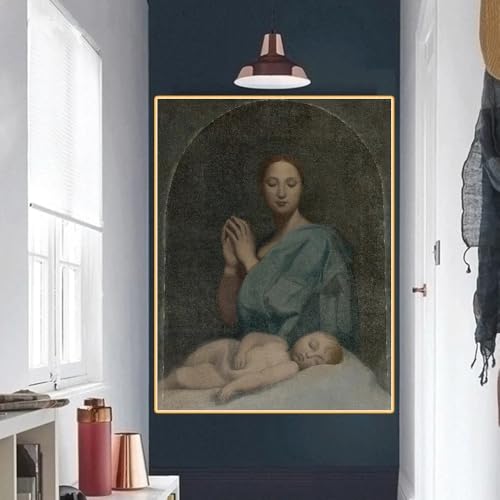Affiche tableau esthétique Ingres sur bâche de qualité supérieure 60x80 - 2