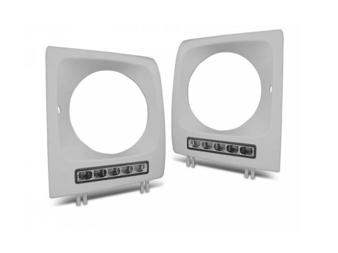 V-MAXZONE PARTSLED FRAME Headlights UNPAINTED compatible with MERCEDES W461 W463 2001-2012 RS-3090 Front Lights Car Lamps Headlamp Headlamps Driver And Passenger Side Set Headlight Assembly