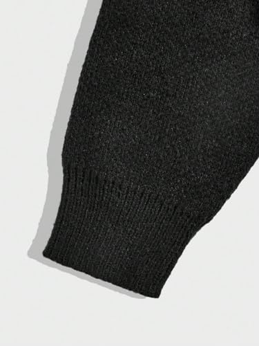 SHENHE Men's Crew Neck Graphic Sweater Long Sleeve Gothic Loose Sweater Pullover Top4