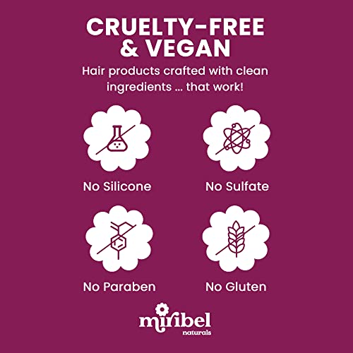 Miribel Naturals Medium Hold Flaxseed Gel For Curly And Wavy Hair | Curl Defining Styling Gel | No Buildup, No Flaking, No Crunch | Light Scent | Vegan And Cruelty-Free #TOP5