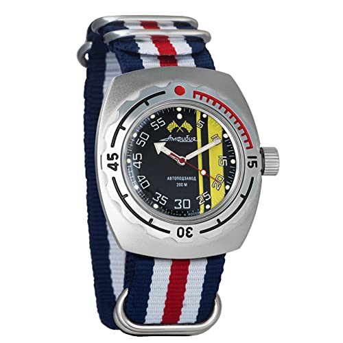 Vostok Amphibian �������� �����Y �r���v �~���^���[ �_�C�o�[ �������p�P�[�X �r���v #090652 �����[