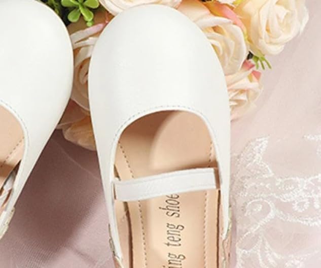 Little Girl's Ballerina Shoes Mary Jane Flats Butterfly Wings Non-Slip Sole4