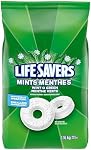 LIFE SAVERS, Wint O Green Individually Wrapped Candy Mints, Value Bulk Bag, 1.16kg