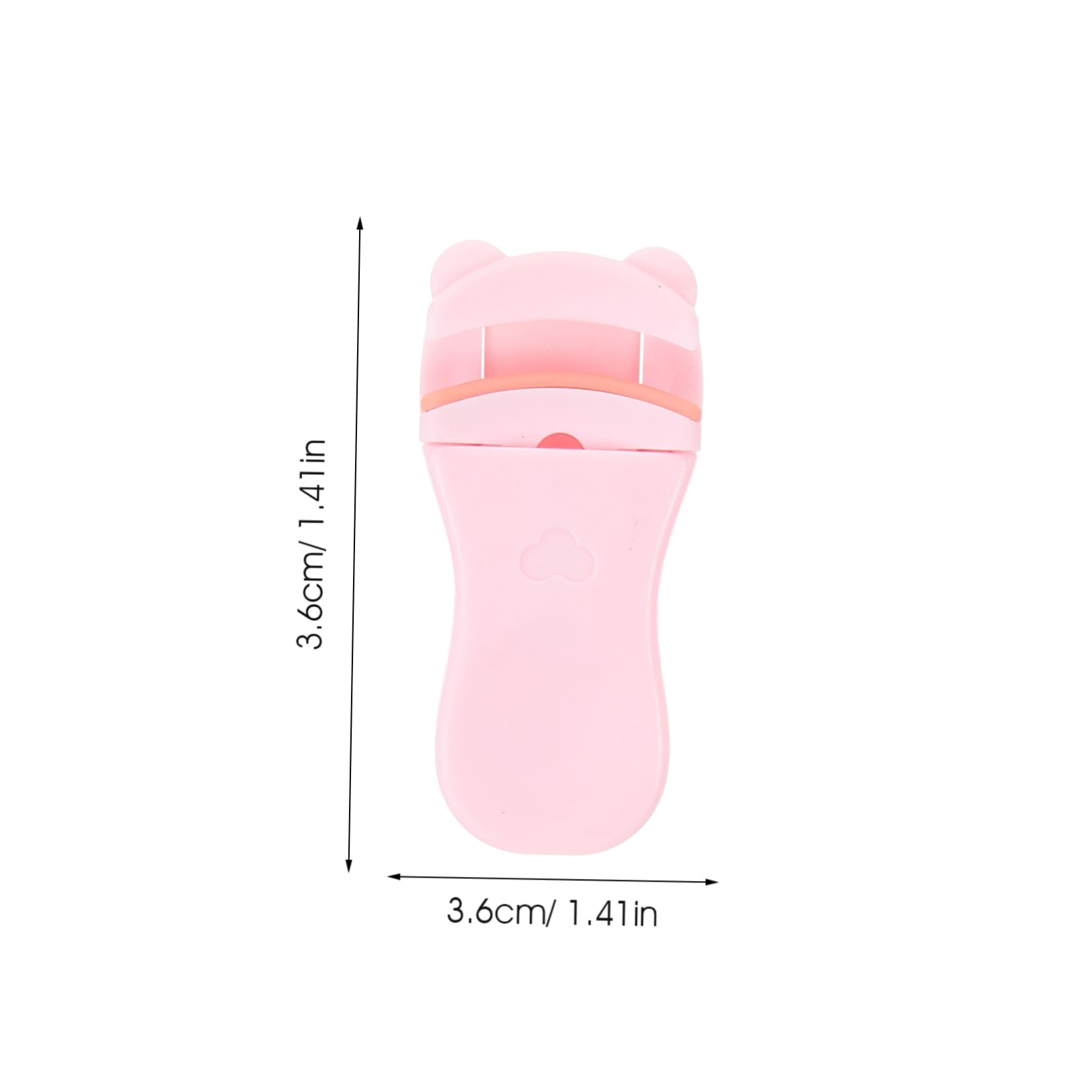 PartyKindom 4pcs Cat Paw Shaped Lash Curler for Women Makeup Tool Wide Angle Eyelash Clip Curling Tools