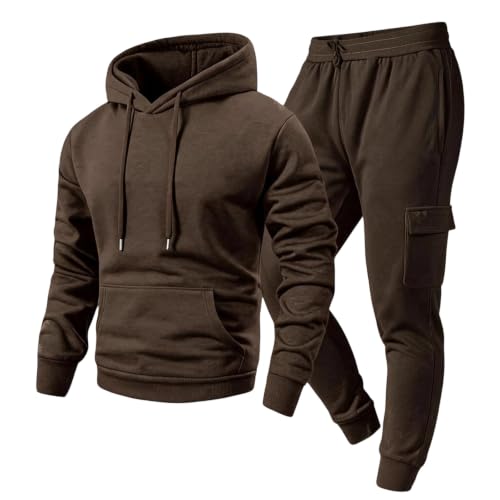 Men Sweatsuits Sets 2 Piece Athletic Casual Fleece Sweat Suits with Pockets - image 1