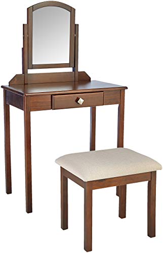 Amazonbasics Classic Compact Vanity Tabl Buy Online In China At Desertcart