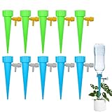 10 Pezzi Irrigazione Automatica per Vasi, Set Irrigazione Goccia Automatica, Irrigatore Automatico Regolabile, Irrigazione Goccia Automatica, per Piante Fiori Bonsai Gocciolatori da Innaffiare