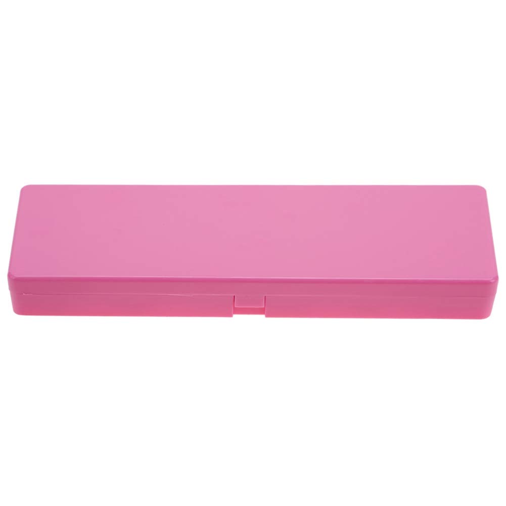 Paint Palette Color Mixing Case, 24 Grid Nail Art Painting Watercolor Pigment Manicure Drawing Tray, 7.4 * 3.0 * 0.8inch(Rose Red)