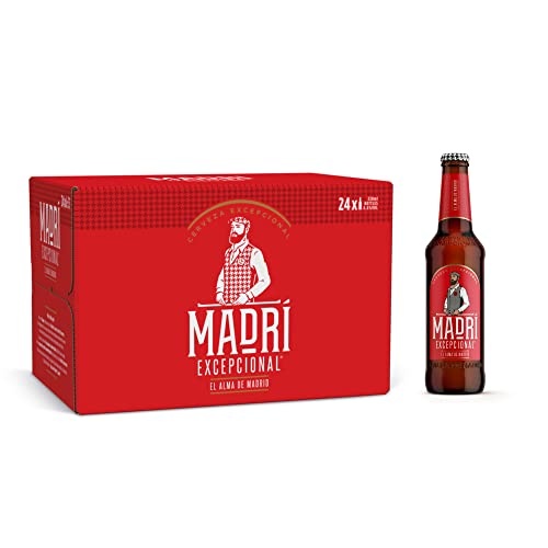 Madri Excepcional Lager Beer 24 x 330 ml (bottles)