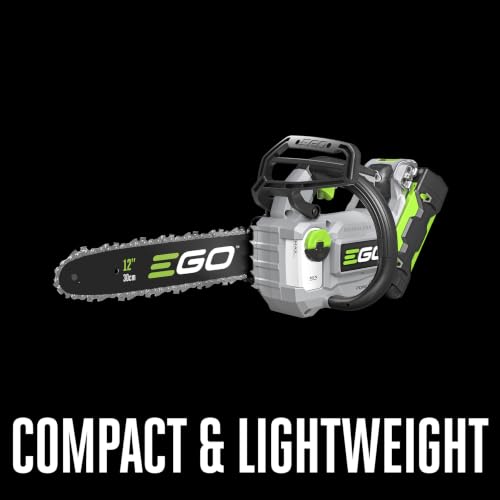 EGO POWER+ Chain Saw, 12" Battery Powered Chainsaw, Electric Cordless, Includes 56V 2.5Ah Battery and Charger - CS1201 - image 5