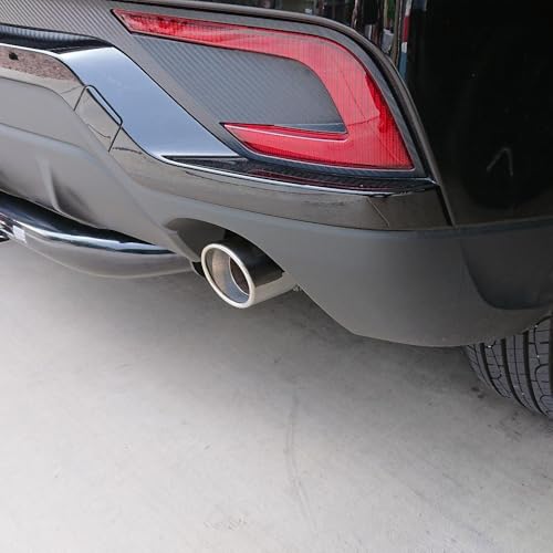 Image of Car Universal Exhaust Tips Stainless Steel Fit 1.75 to 2.5 Inch Car Exhaust Pipe Modification Tail Throat Tail Pipe Steel Exhaust Tips Finish Tailpipe
