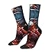 XZDWPY Hummingbird Unisex Mid-Calf Socks 2 Black-2 Polyester Skin-Friendly Moisture-Wicking Fashionable Crew Socks