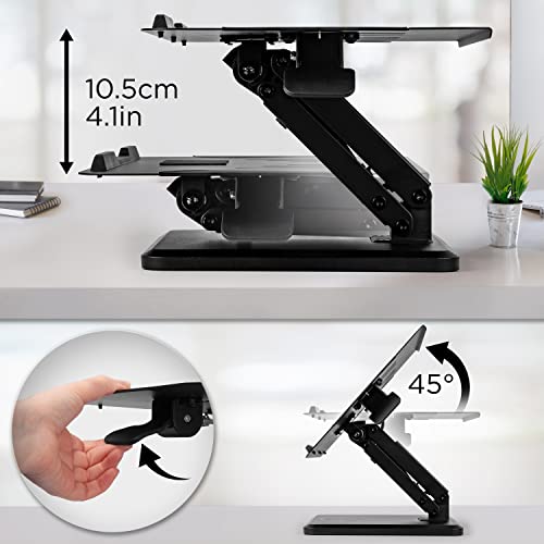 Support pour ordinateur portable ajustable bras inclinable notebook tablette - 4