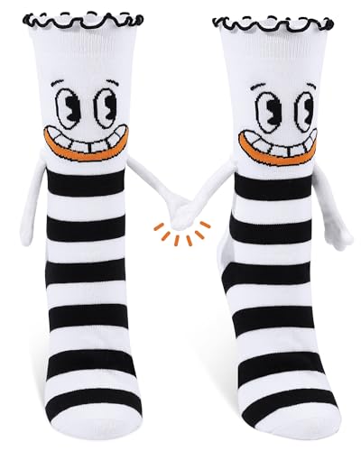 2 Pairs Funny Pickles Socks for Women Men Gifts, Novelty Cotton Dill Crew Socks for Pickle Lovers Stockings Stuffers