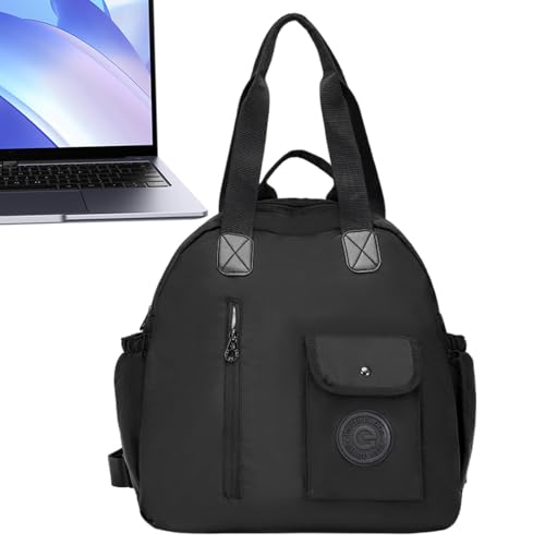 Mochila grande para mujer | Mochila de viaje elegante, gran capacidad de almacenamiento | Mochila de fitness impermeable, bolsa informal liviana, bolsa para guardar libros con almacenamiento para telé