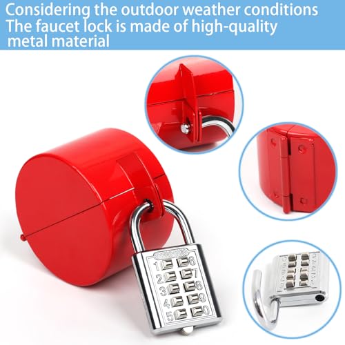 Snapklik.com : TEMEILI Gate Valve Lockout Device/Propane Tank Lock/Gas ...