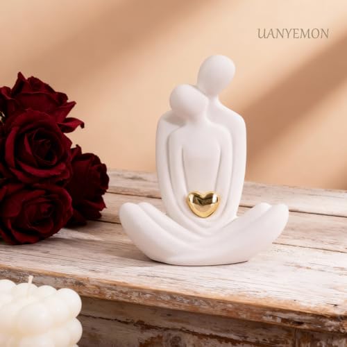 Estatua pareja 5 pulgadas decoración romántica para hogar miniatura 6