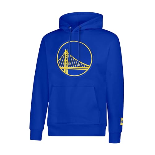 Sudadera bordada Golden State Warriors oficial NBA azul XXL con capucha adulto