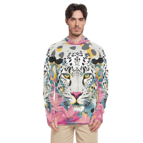 Rash Guard Homme Manches Longues LéOpard Tacheté Protection UPF 50+