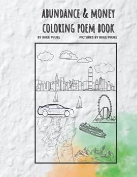 Paperback Money & Abundance: Relaxing Coloring Book with Affirmation Mini Poems. Book