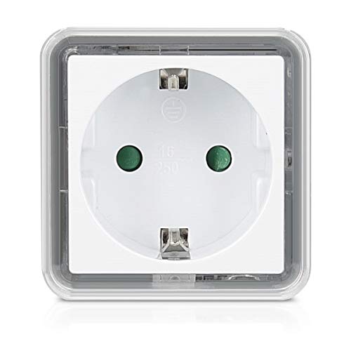 Preisvergleich Produktbild Grundig LED Nachtlicht Orientierungslicht eckig - Zwischenstecker mit Helligkeitssensor - Steckdosenlampe zur Orientierung in Flur Keller Treppenhaus