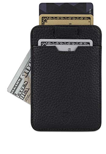 Image of Vaultskin CHELSEA Mens RFID Blocking Slim Leather Card Wallet - Minimalist Front Pocket Cardholder