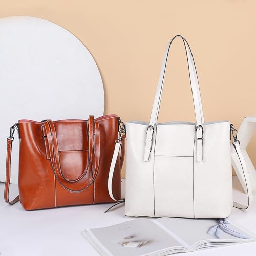 Image of JIUFENG Tote Bags Large Leather Purses and Handbags for Women Top Handle Shoulder Satchel Hobo Bags