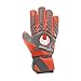 uhlsport Aerored Absolutgrip HN Goalkeeper Glove (dark grey mÃlange/fluo red - Size 10.0)