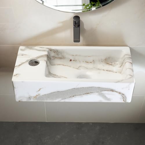 Mekkhala WX4655 Marmor Waschschale Rechteckig