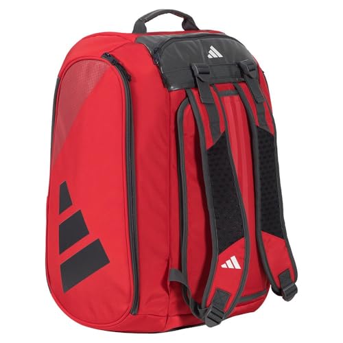 adidas Tour 3.3 Tennis Padel Racket Bag, Solar Red/Black, Red/Black, One Size, Modern - Image 3
