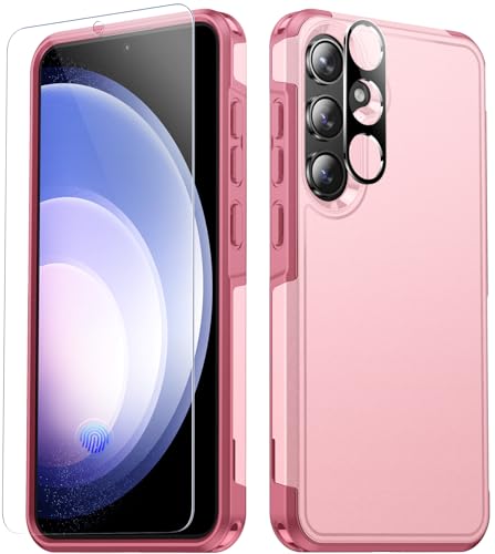 SPIDERCASE for Samsung Galaxy S24 Case, with Complete Repair Tool Kit Cell Phone Replacement Batteries Pink