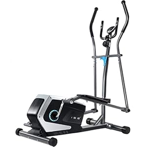 Crosstrainer Ellipsentrainer für Zuhause Ellipsen Ergometer Elliptisch Heimtrainer mit Schwungmasse,8 Widerstandsstufen