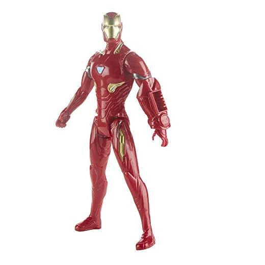 Avengers Marvel Endgame Titan Hero Series Iron Man 12"-Scale Super Hero Action Figure Toy with Titan Hero Power Fx Port