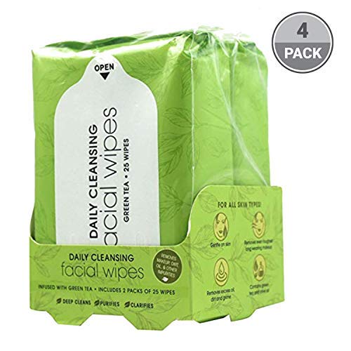 green makeup wipes