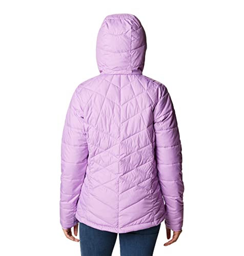 Image of Columbia Women's Omni-Heat Reflective Heavenly Hooded Hiking & Trekking Down Standard Length Jacket