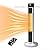 Outdoor Patio Heater, 1500W Infrared Patio Heater with Remote, 9 Heat Levels, 24H Timer, Tip-Over & ip34 Protection, 35In Towel Space Heater for Backyard, Garage, Office, Indoor Use