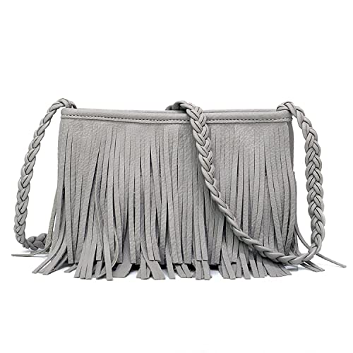 LHHMZ Bolsos de Hombro con Flecos Hobo de Moda para Mujer Bolso Bandolera con Borla pequeña Vintage Cover