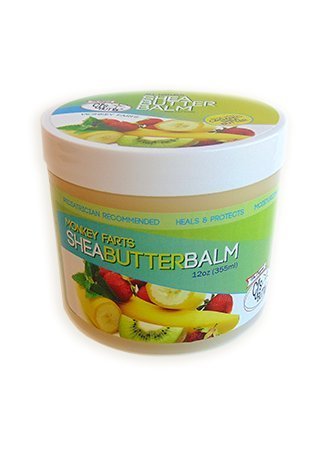 The Original CJ's BUTTer® All Natural Shea Butter Balm - Monkey Farts, 12 oz. Tub