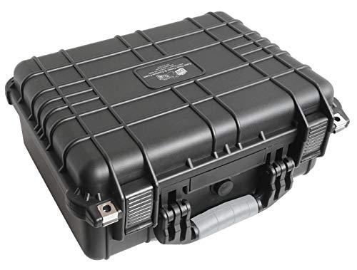 Case Club 4 Pistol And 16 Magazine Pre-Cut Heavy Duty Waterproof Case With Included Silica Gel Canister To Help Prevent Gun Rust (Upgraded Gen-2) #TOP4